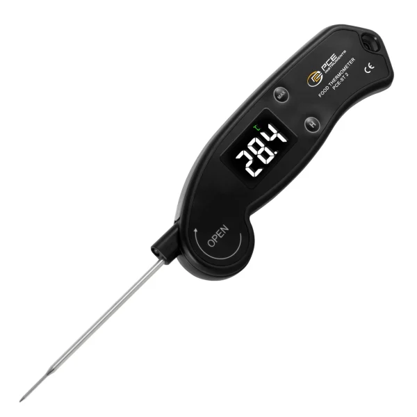 PCE Instruments Folding Digital Thermometer with Stainless Steel Sensor (PCE-ST 2)
