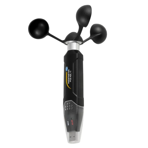 PCE Instruments High-Precision Anemometer with Data Logger and USB Interface (PCE-ADL 11)
