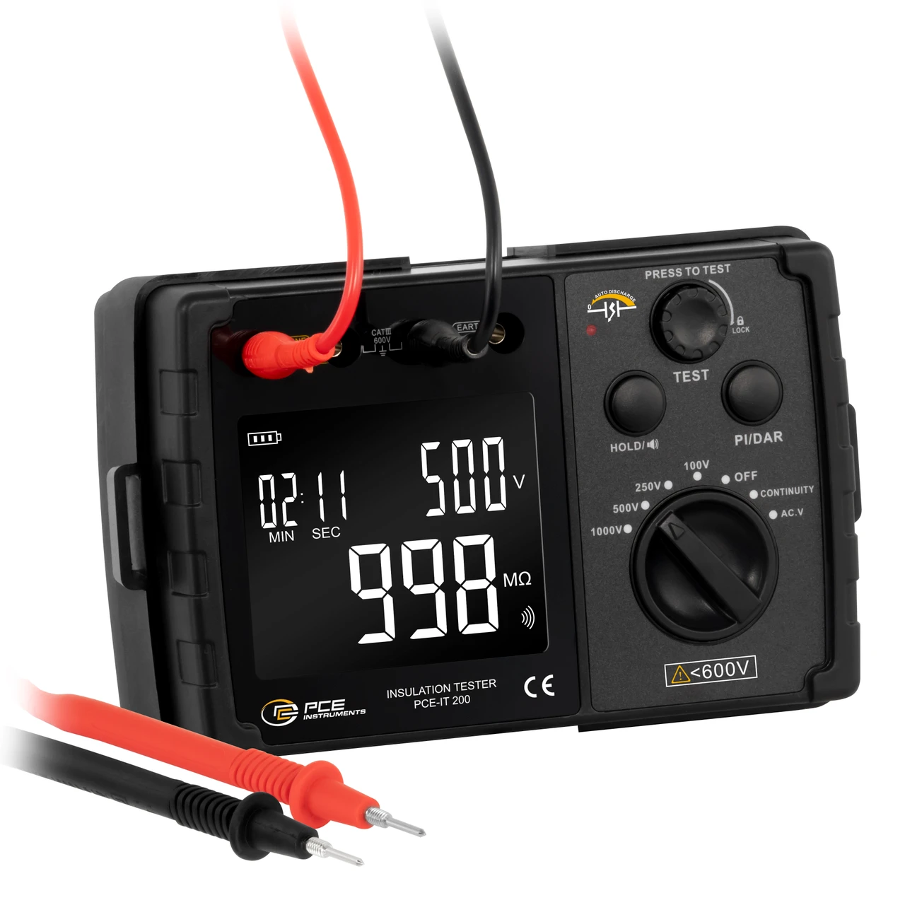 PCE Instruments Insulation Tester (PCE-IT 200)
