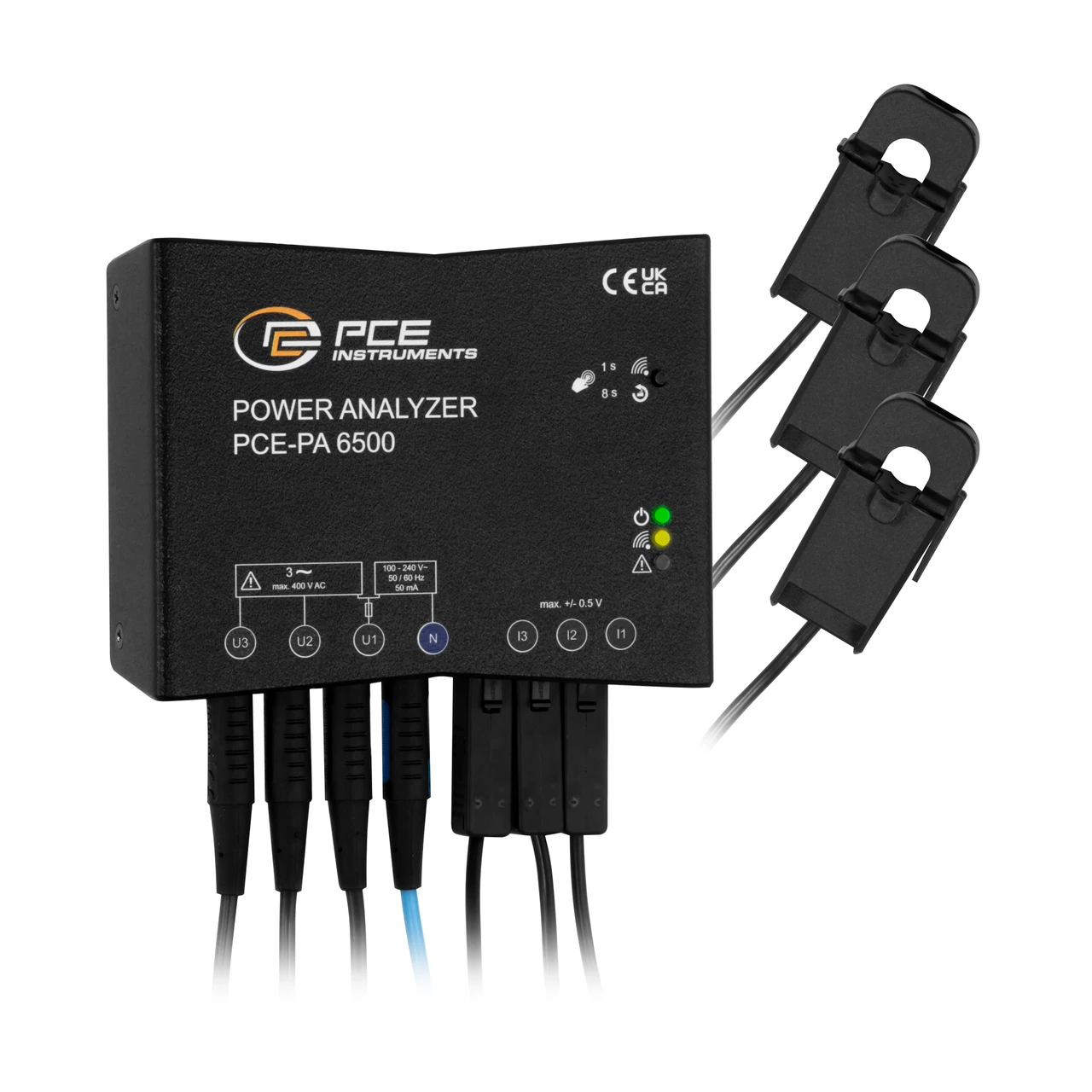 PCE Instruments Monitoring Meter, 10 mm Maximum Cable Diameter (PCE-PA 6500 R11)