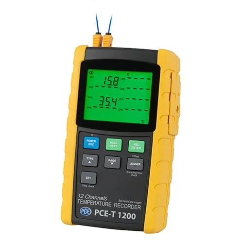 PCE Instruments Multi-Channel Data Logging Digital Thermometer (PCE-T 1200)