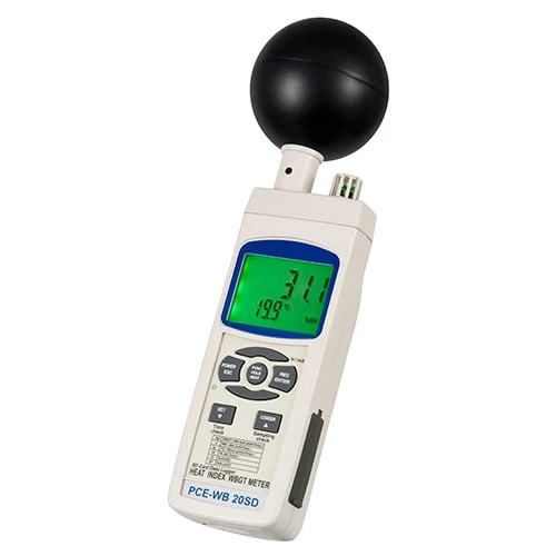 PCE Instruments Multifunction Thermometer with WBGT Heat Stress Index (PCE-WB 20SD)
