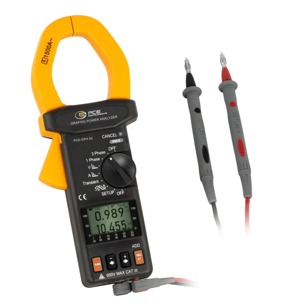PCE Instruments Power Analyzer Clamp Meter (PCE-GPA 62)