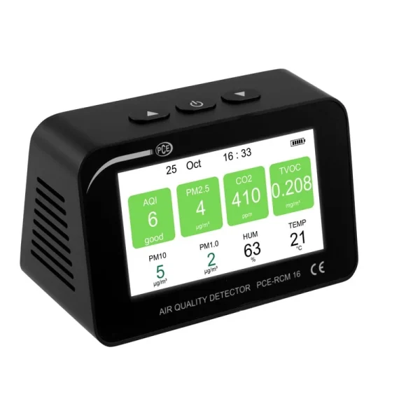 PCE Instruments Thermometer with Air Quality Monitoring (PCE-RCM 16)