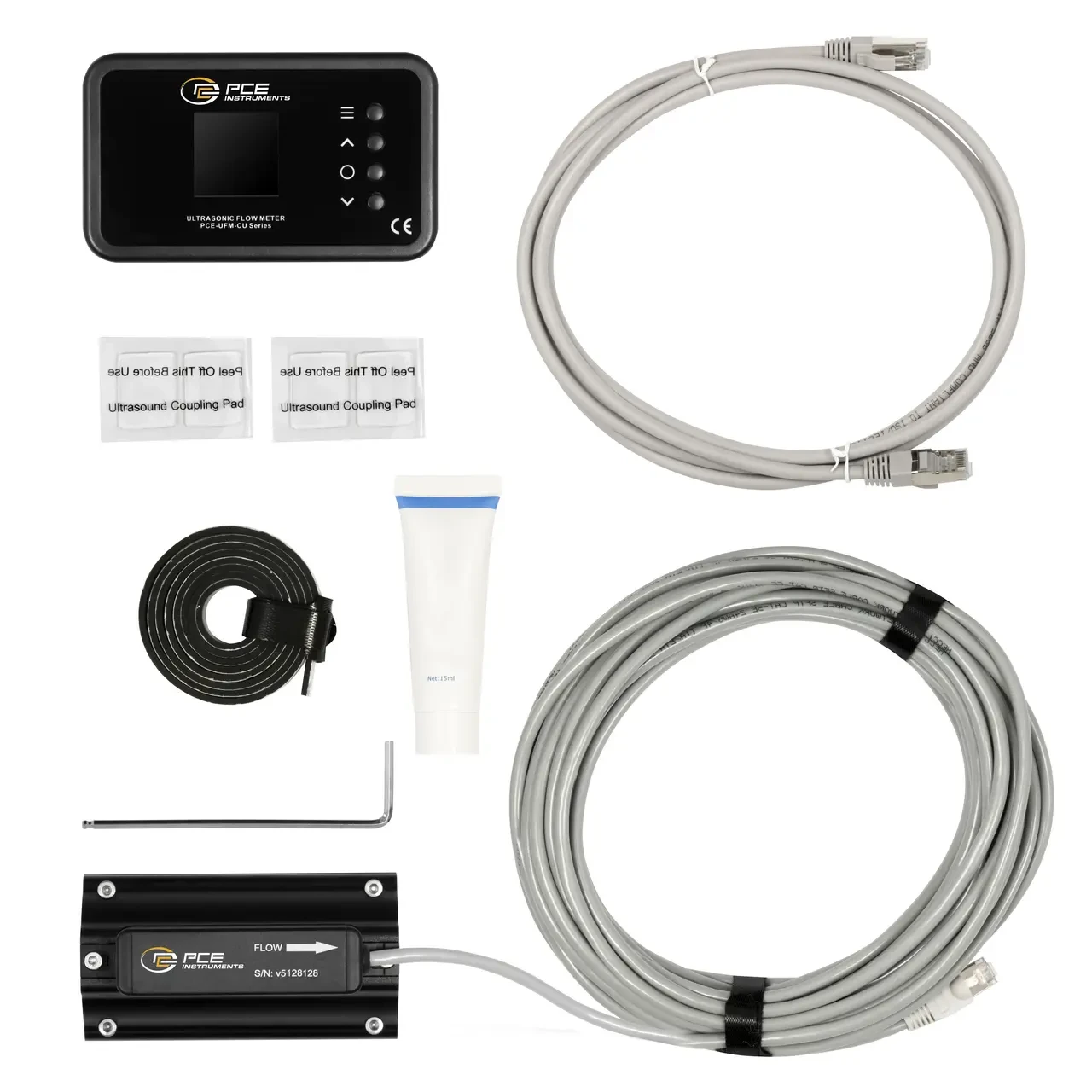 PCE Instruments Ultrasonic Flow Meter with Ethernet and PoE Connectivity