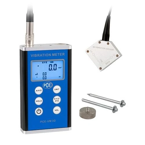 PCE Instruments Vibration Meter / Vibration Tester with 3D Measurement (PCE-VM 3D)