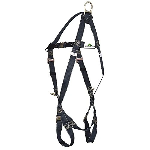 PeakWorks V8009010 Welding and Arc Flash Safety Harness, 5-Point Webbing, Black