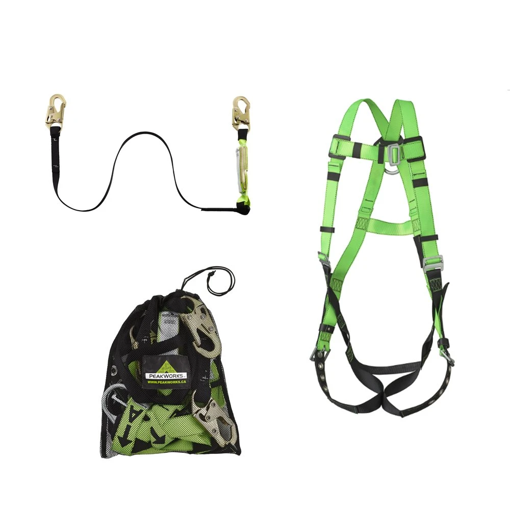 PeakWorks V8252306 Lightweight, Comfortable, 6 ft. Lanyard w/ Snap Hooks & Mesh