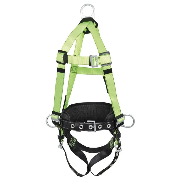 PeakWorks V8255223 Fall Protection Full Body Safety Harness , Hi Vis Large