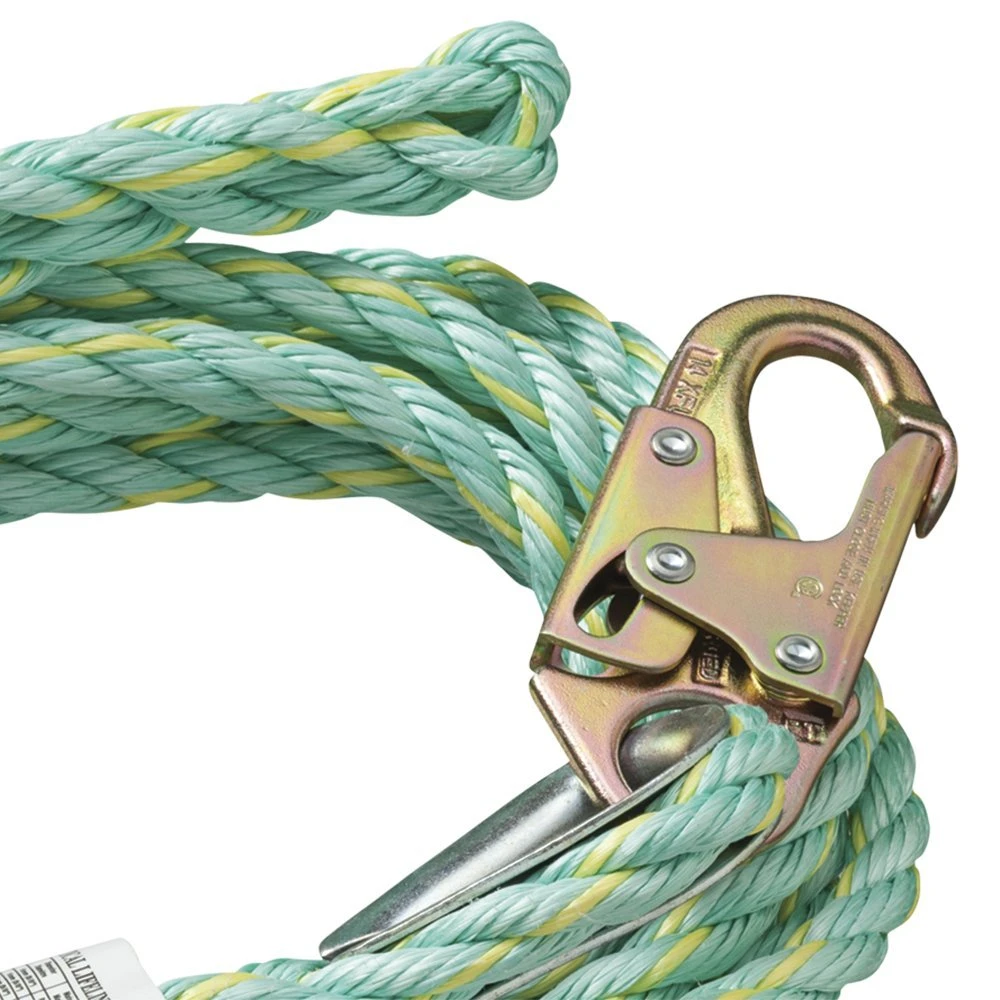 PeakWorks V84014200 Fall Protection Vertical Lifeline Rope, 200 ft. L, Green — product image 2