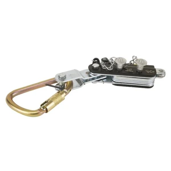 PeakWorks V865438 Vertical Cable Ladder System, 200-ft L, 3/8-in Steel Lifeline