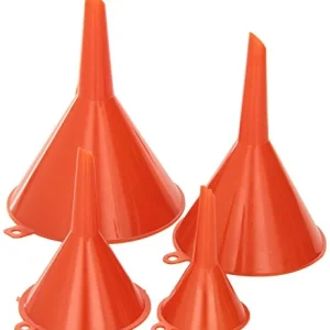 Performance Tool 1144 4-Piece Funnel, Plastic