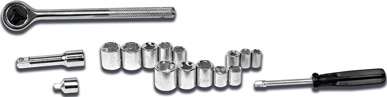 Performance Tool 1950 40-Piece Socket Set, Ratchet, extension bar, and more — product image 3