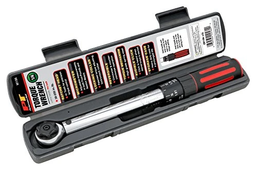 Performance Tool M196 1/4-Inch Drive 250 in/lb Click Torque Wrench, black — product image 4