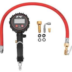 Performance Tool M526 HD Digital Tire Inflator w/ Pressure Gauge Kit, 0-150 PSI