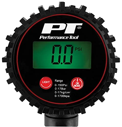 Performance Tool M526 HD Digital Tire Inflator w/ Pressure Gauge Kit, 0-150 PSI — product image 3