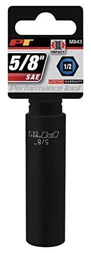 Performance Tool M843 1/2 Dr. Impact Socket, 5/8