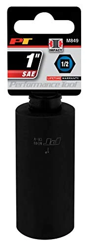 Performance Tool M849 1/2 Dr. Impact Socket, 1