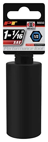 Performance Tool M850 1/2" Dr. Impact Socket, 1-1/16