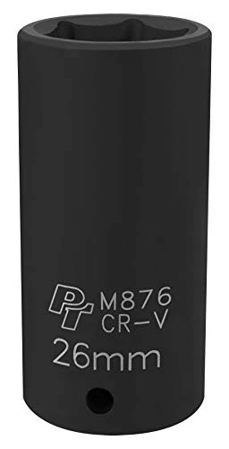 Performance Tool M876 1/2" Drive 6pt Impact Socket, 26mm — product image 2