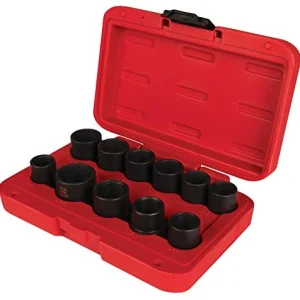 Performance Tool M991 11 pc Master Lug Nut Socket Set, Designed to fit Lug Nuts