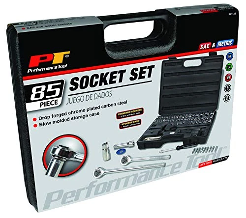 Performance Tool W1183 SAE/Metric 82-Piece Socket (1/4", 3/8" & 1/2" Drive) — product image 2