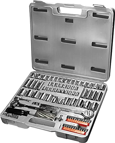 Performance Tool W1198 SAE/Metric 100-Piece Socket (1/4", 3/8" & 1/2" Drive)