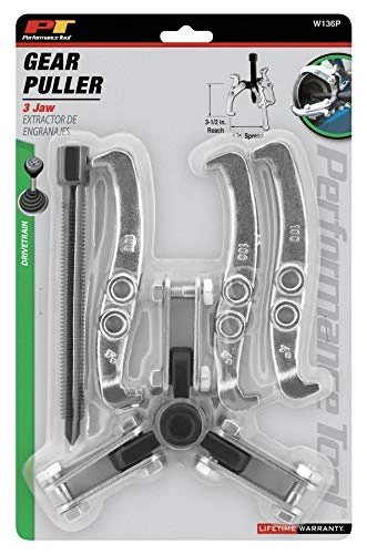 Performance Tool W136P 4-Inch 3 Jaw Gear Puller