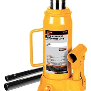 Performance Tool W1632 12 Ton (24,000 lbs.) Heavy Duty Hydraulic Bottle Jack