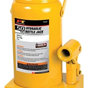 Performance Tool W1637 50 Ton (100,000 lbs.) Heavy Duty Hydraulic Bottle Jack