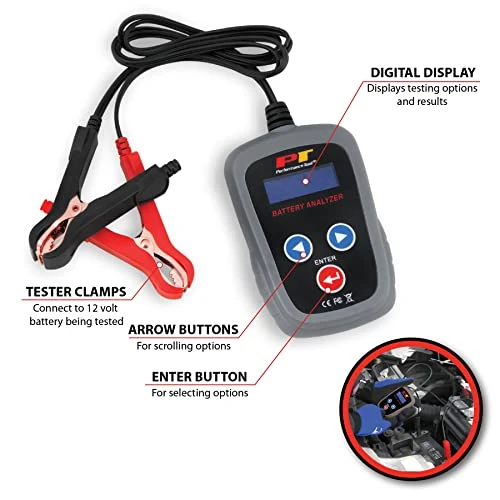 Performance Tool W2998 Digital 12 Volt Portable Battery Analyzer — product image 3