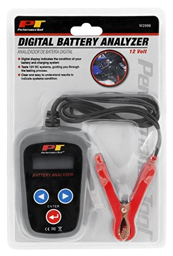 Performance Tool W2998 Digital 12 Volt Portable Battery Analyzer — product image 5