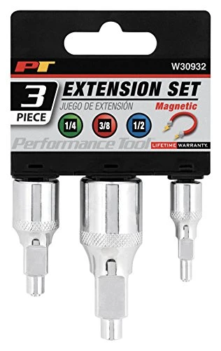 Performance Tool W30932 Magnetic Extension Set, 3 Piece