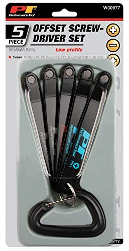 Performance Tool W30977 5 pc. Low Profile Screwdriver Set — product image 3