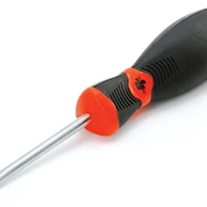Performance Tool W30986 Black & Red Slotted Screwdriver, 3/16" x 3"