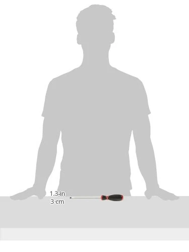 Performance Tool W30989 Black & Red Slotted Screwdriver, 1/4" x 6" — product image 5
