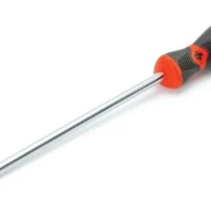 Performance Tool W30995 Black & Red Slotted Screwdriver, 5/16" x 8"