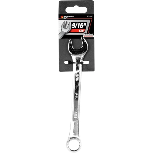 Performance Tool W325C Combination Wrench, 9/16