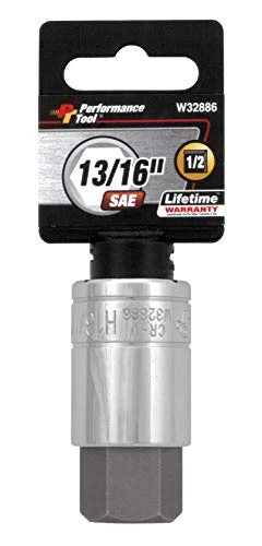 Performance Tool W32886 1/2 Drive Hex Bit Socket, 13/16