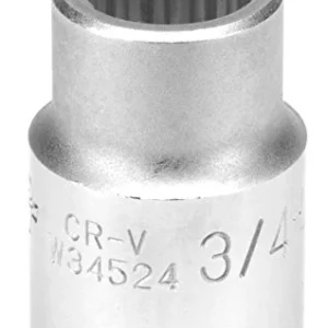 Performance Tool W34524 3/4" Drive 12-Point Standard Socket 3/4" 12pt Socket