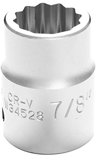 Performance Tool W34528 3/4" Drive 12-Point SAE Standard Socket, 7/8" — product image 2
