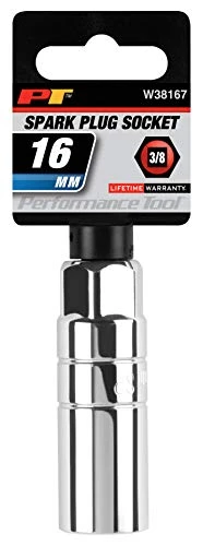 Performance Tool W38167 3/8" Dr 16mm Spark Plug Socket