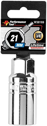 Performance Tool W38169 3/8" Dr 21mm Spark Plug Socket