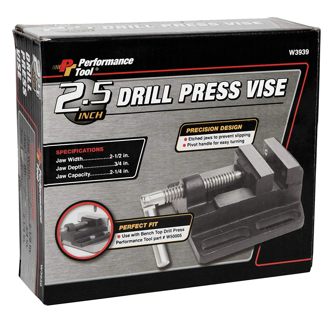 Performance Tool W3939 Hammer Tough 2-1/2" Drill Press Vise — product image 3