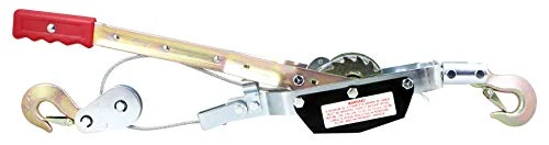 Performance Tool W4000DB Power Puller - 2 Ton Capacity Winch, 12' Aircraft Cable