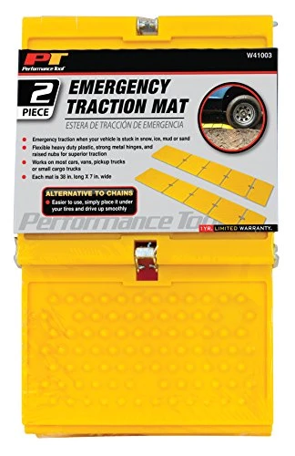 Performance Tool W41003 2 Pack Portable Vehicle Recovery & Traction Mat - Yellow — product image 4