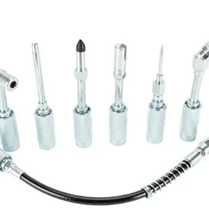 Performance Tool W50049 Cordless Grease Gun Accessories, 7-Piece