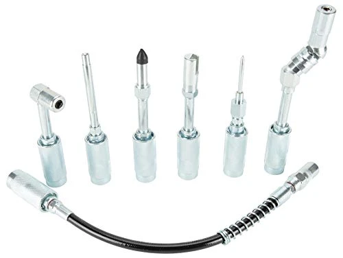 Performance Tool W50049 Cordless Grease Gun Accessories, 7-Piece