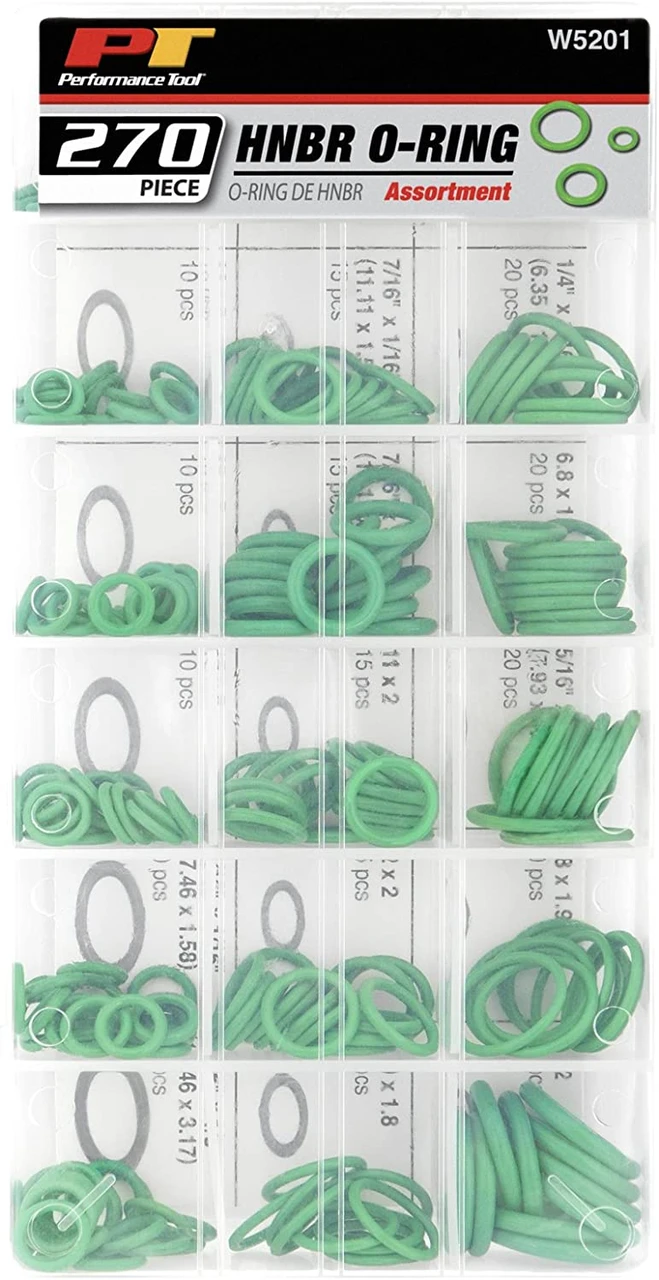Performance Tool W5201 270 Pc Hnbr O-Ring Assortment — product image 2