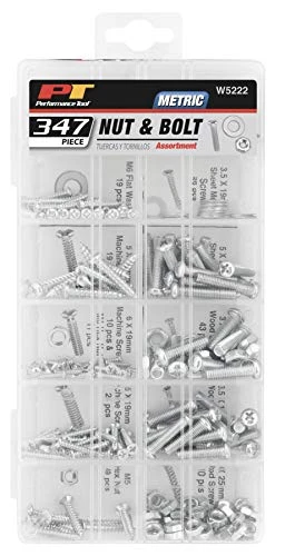 Performance Tool W5222 347pc Metric Nut Bolt Assortment With Case — product image 3